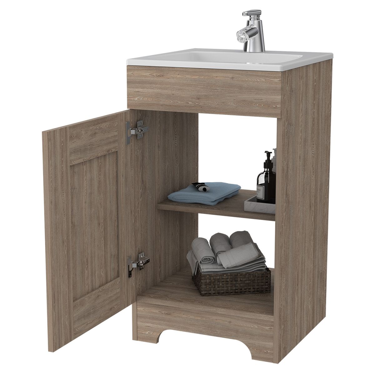 TUHOME - C10 Reflekta Lavamanos+ Espejo Barcelo Tuhome