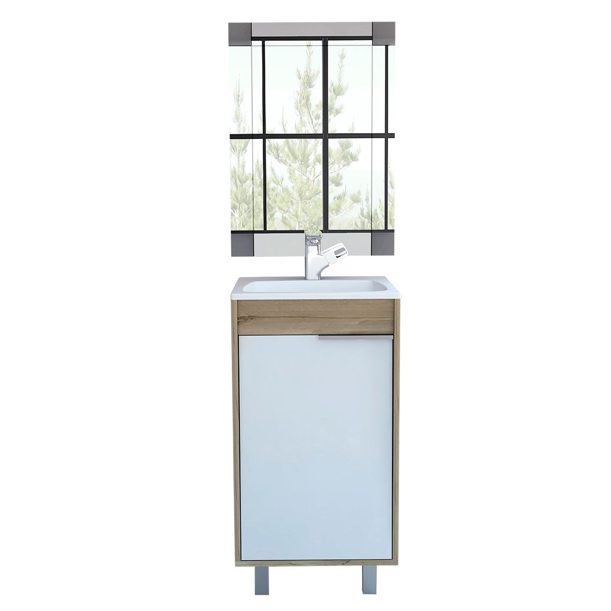 TUHOME - Mueble De Baño Lavamanos + Espejo Carter Tuhome