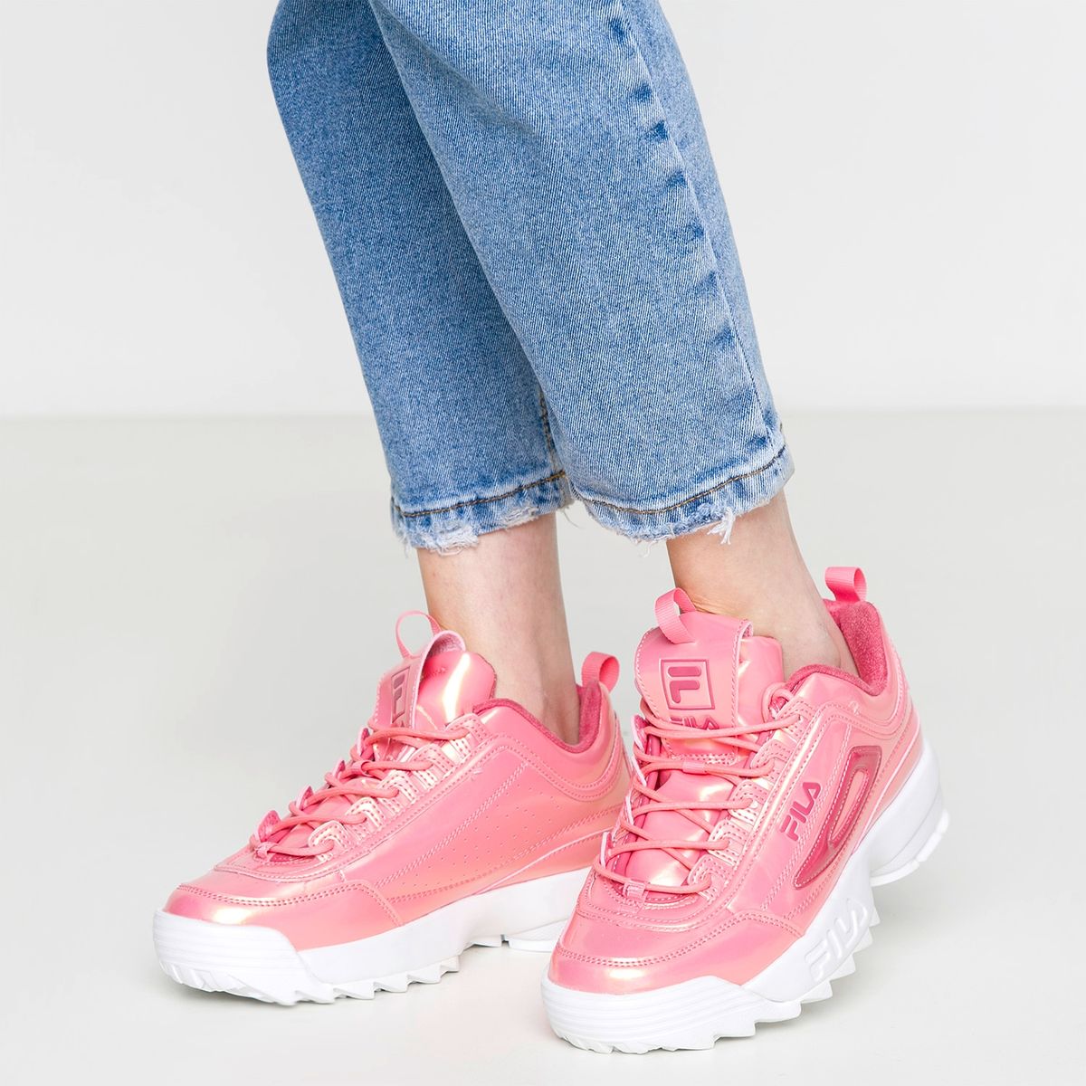 FILA - Disruptor II Liquid Luster Zapatilla Urbana Mujer