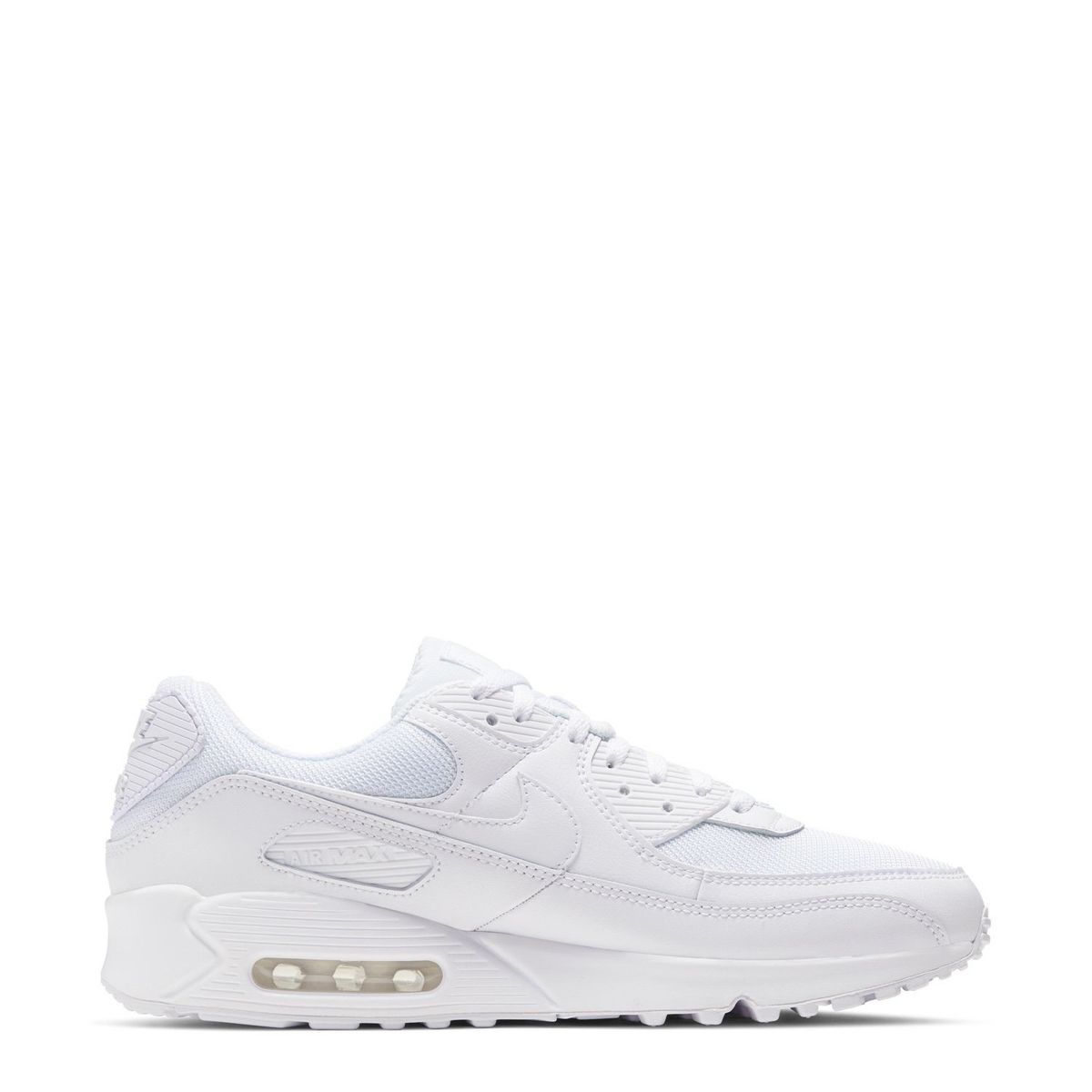 NIKE - Air Max 90 Zapatilla Urbana Hombre Cuero Blanco Nike