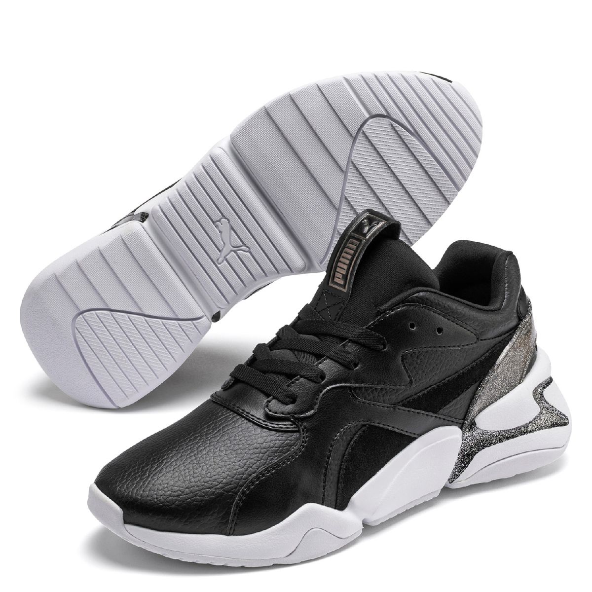 PUMA - Nova Glitz Zapatilla Urbana Mujer