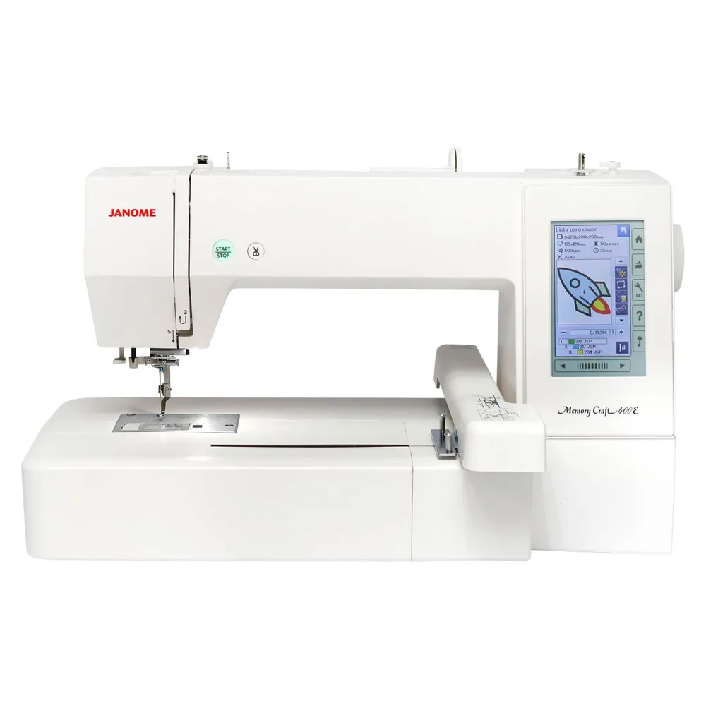 Janome MC400E Blanco, foto 2