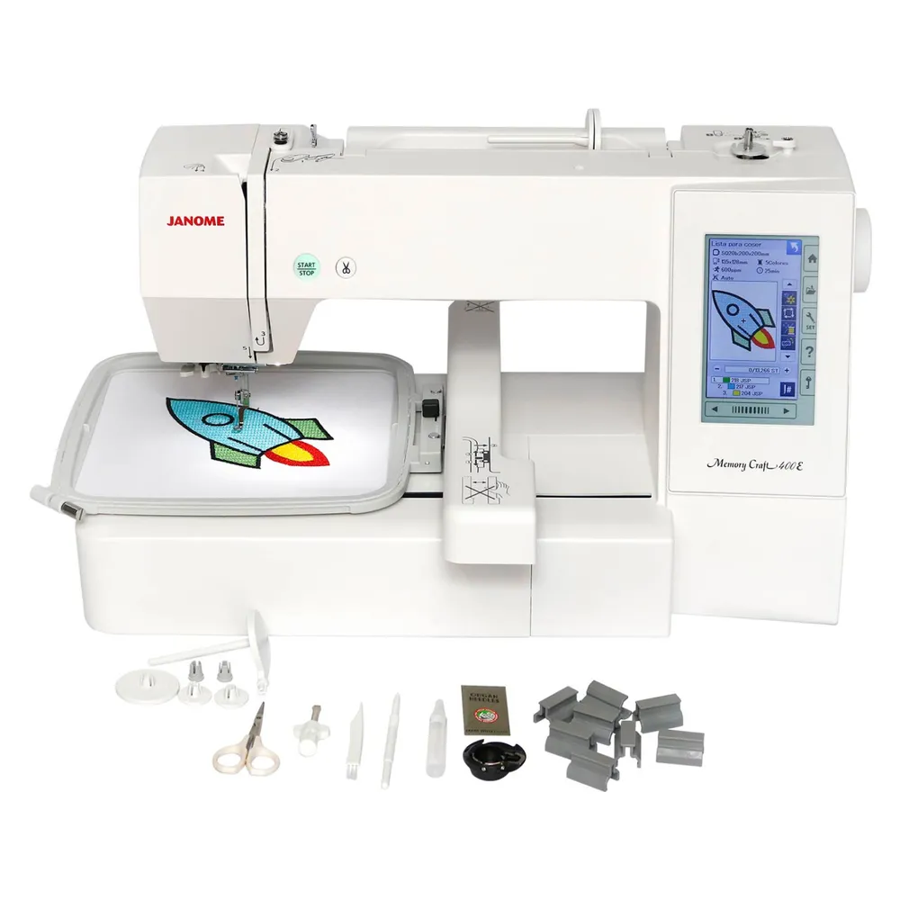 Janome MC400E Blanco, foto 6