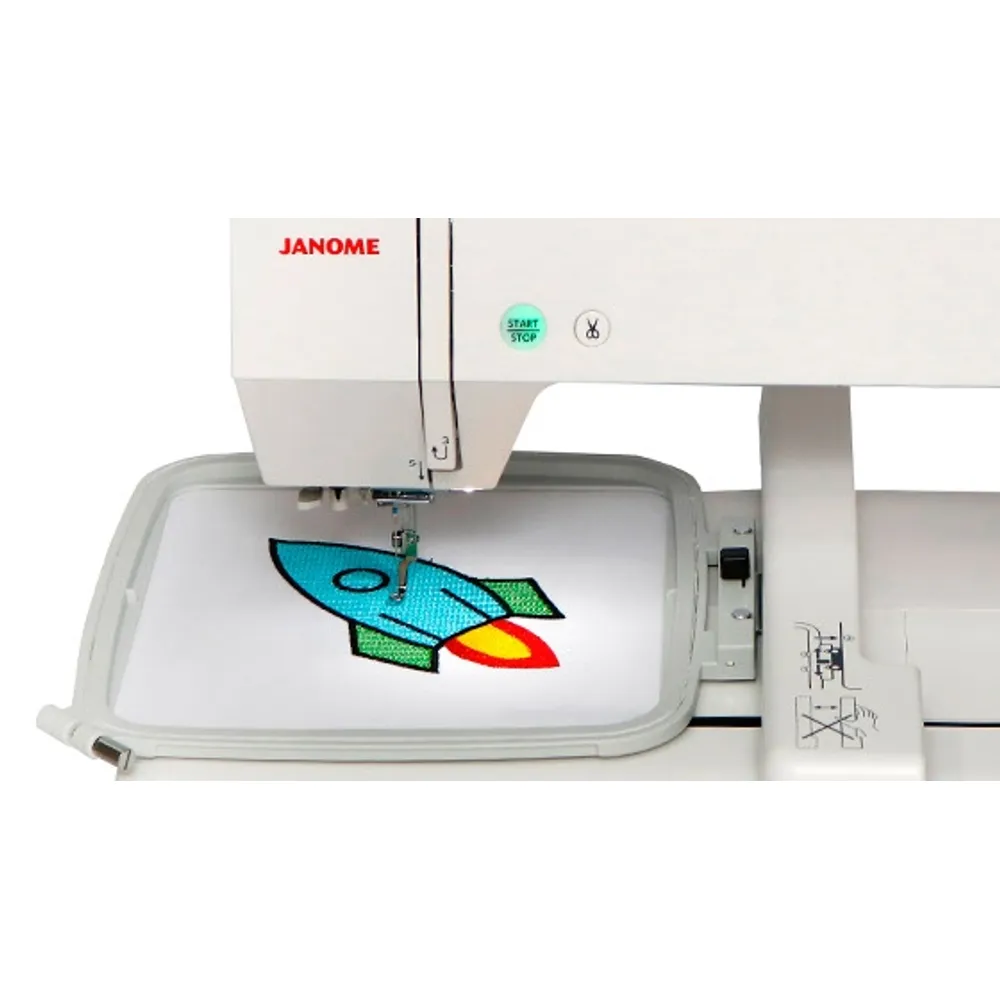 Janome MC400E Blanco, foto 9