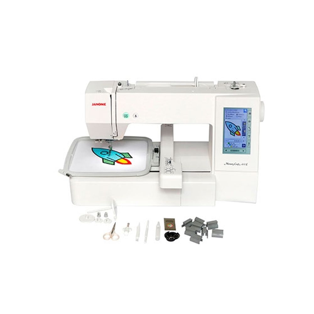 Janome MC400E Blanco, foto 12