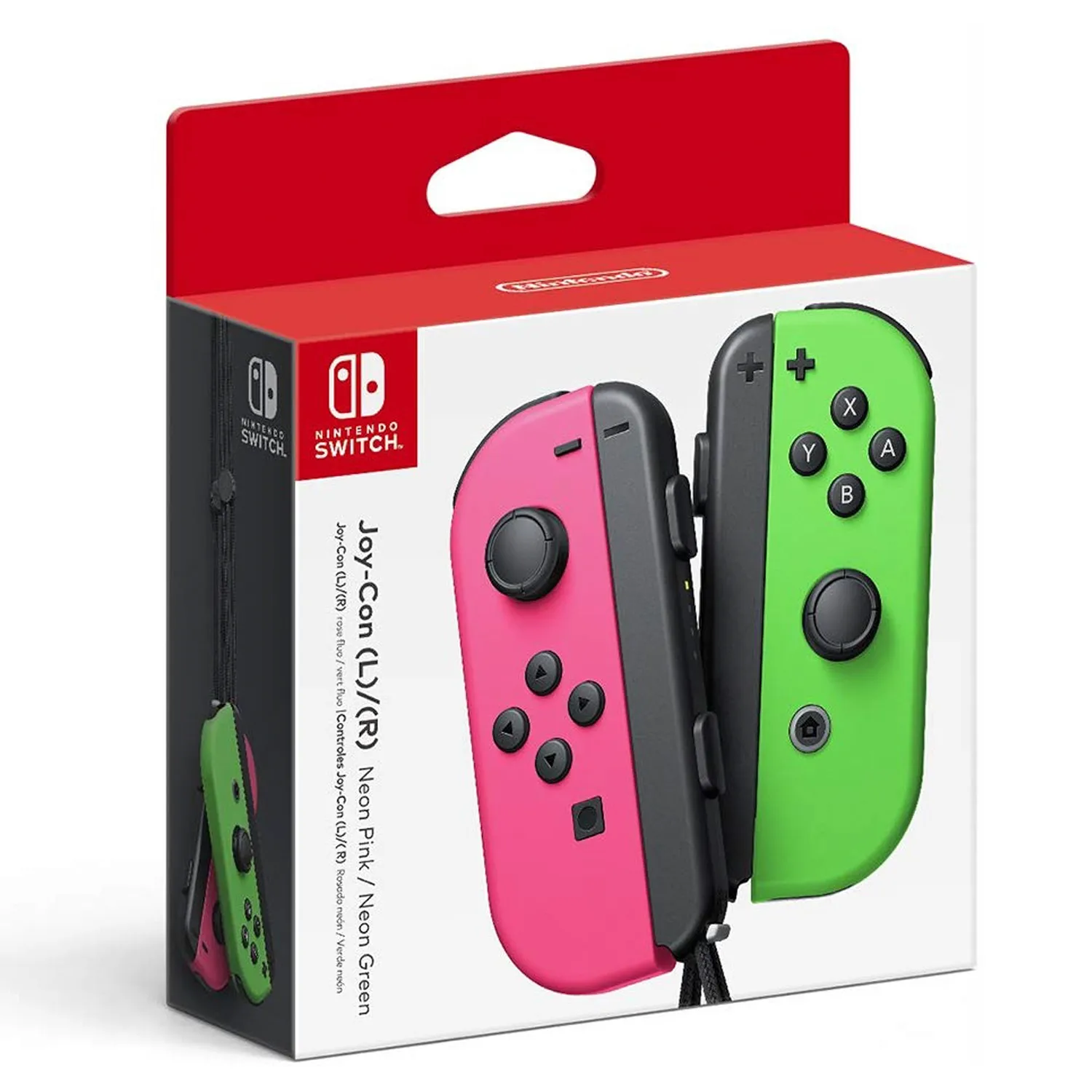 Switch Nintendo Switch Joy-Con (L) / (R… NINTENDO Switch Joy Con L R Pink Green Nintendo | falabella.com