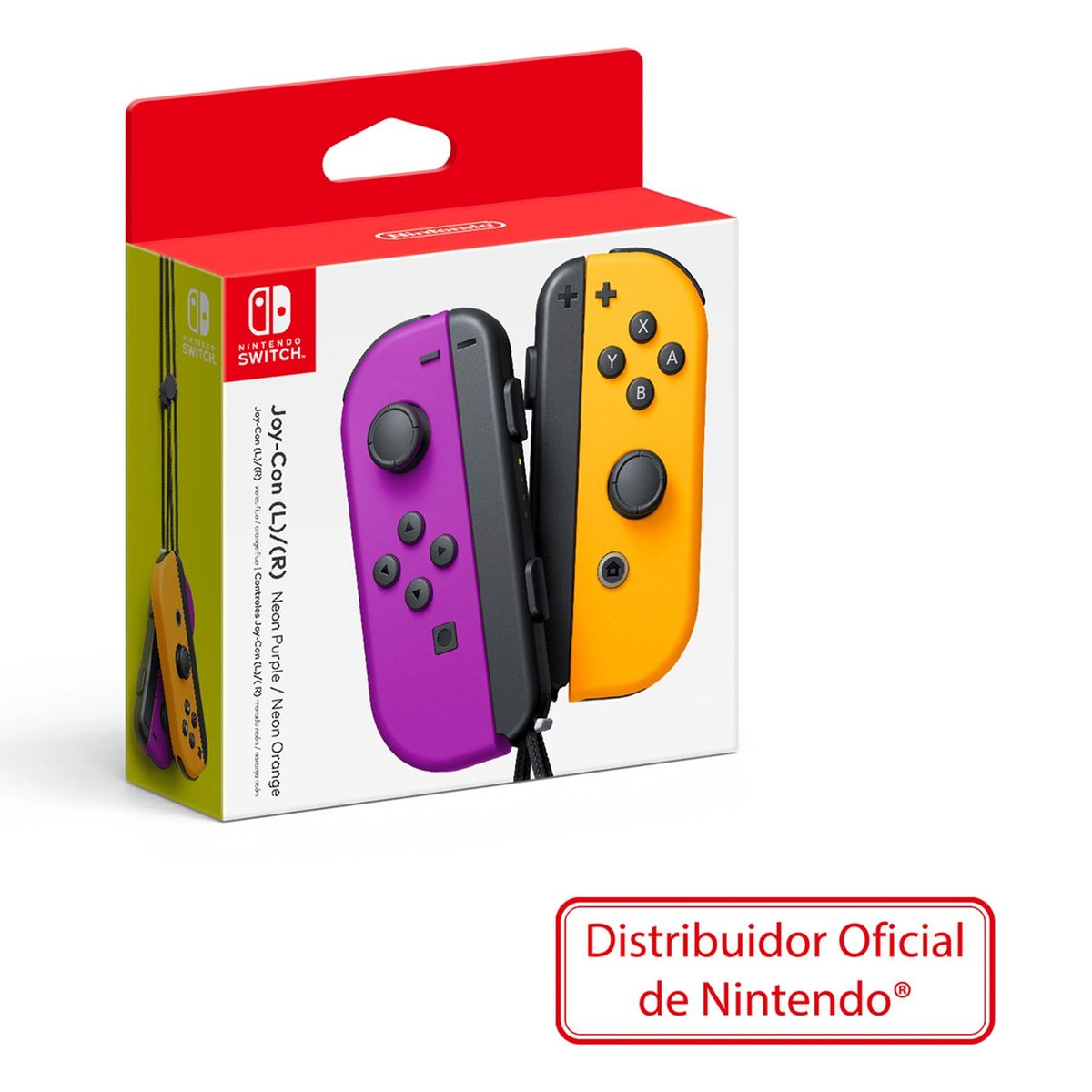 NINTENDO - Nintendo Switch Joy Con  L R Neon Purple