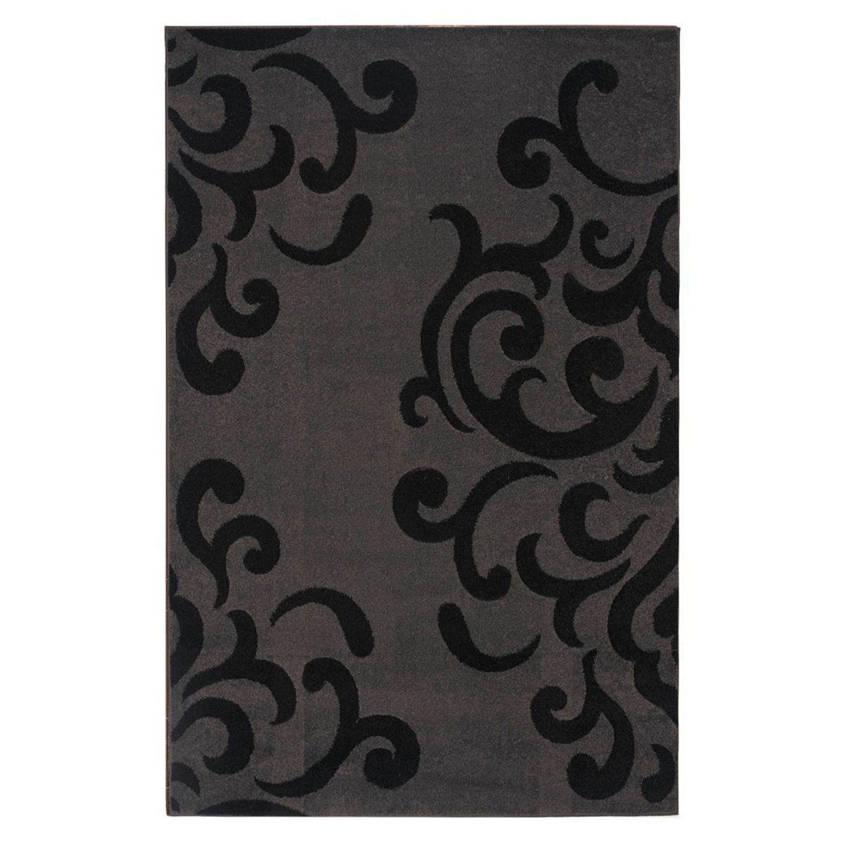 IDETEX - Alfombra Frize Carved D3 80X120 Cm Gris Idetex