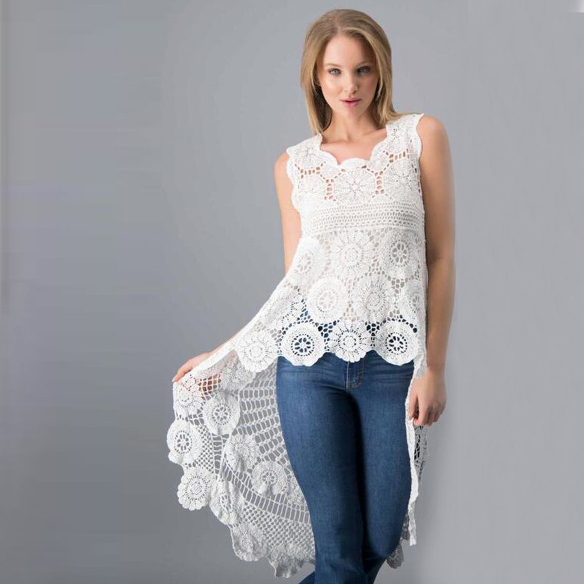 IVONNE - Túnica Crochet