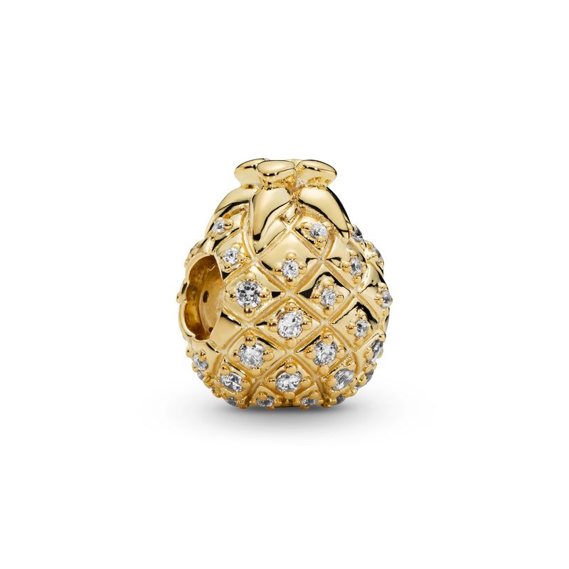 PANDORA - Charm en Pandora Shine Piña Dorada