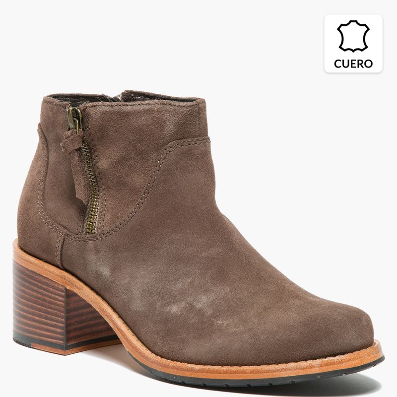 Clarks - Botín Mujer Café