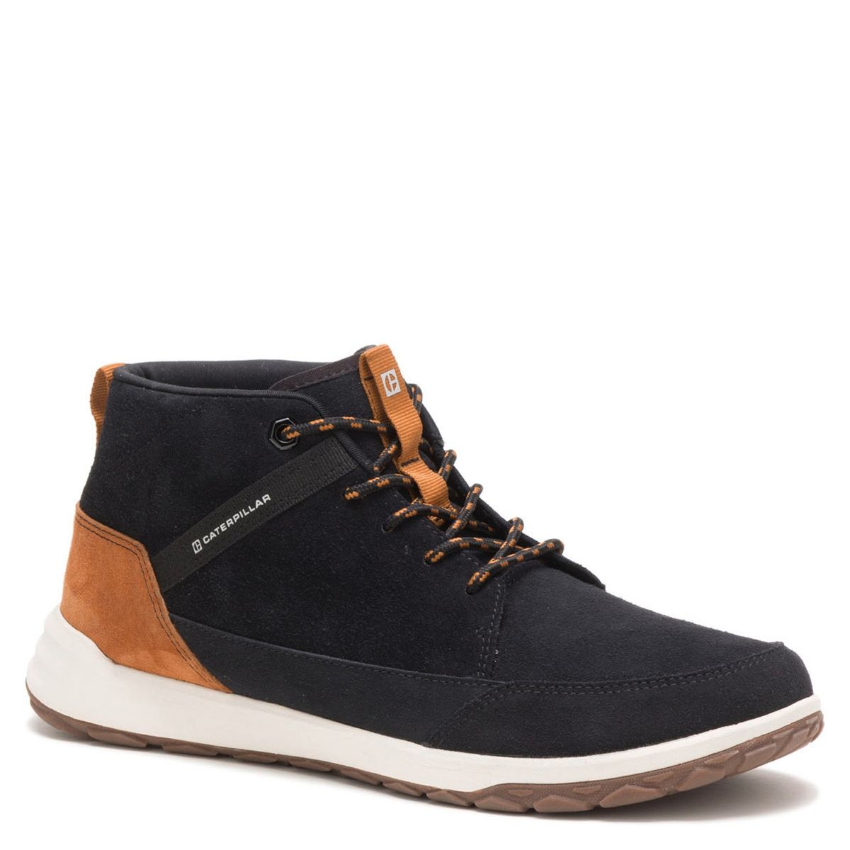 CAT - Quest Mid Zapatilla Urbana Hombre Cuero Negro Cat