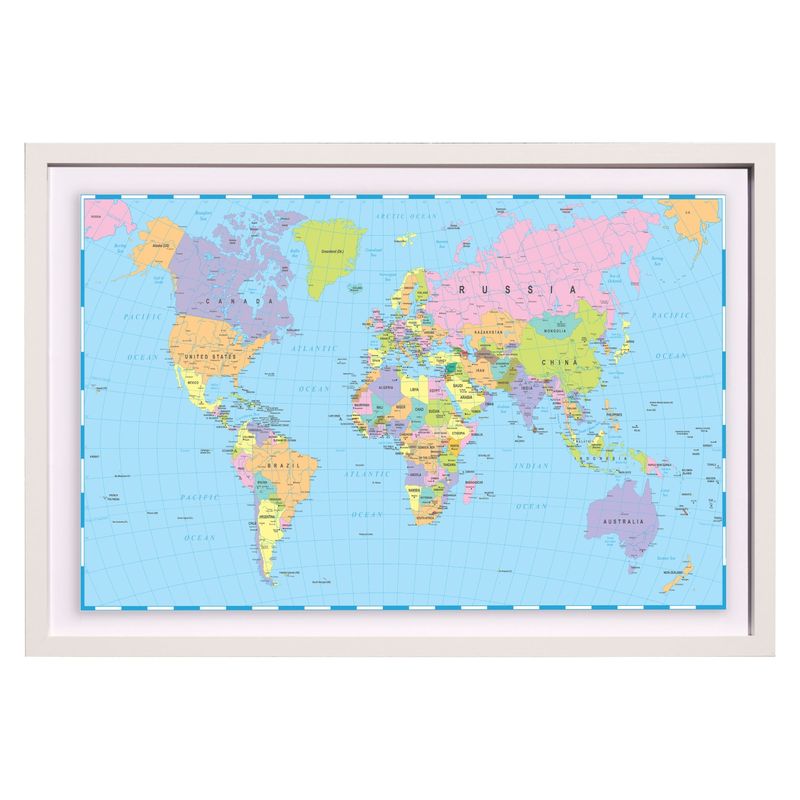 RONDA - Cuadro Mapa Pineable Color 50X70 Cm Ronda