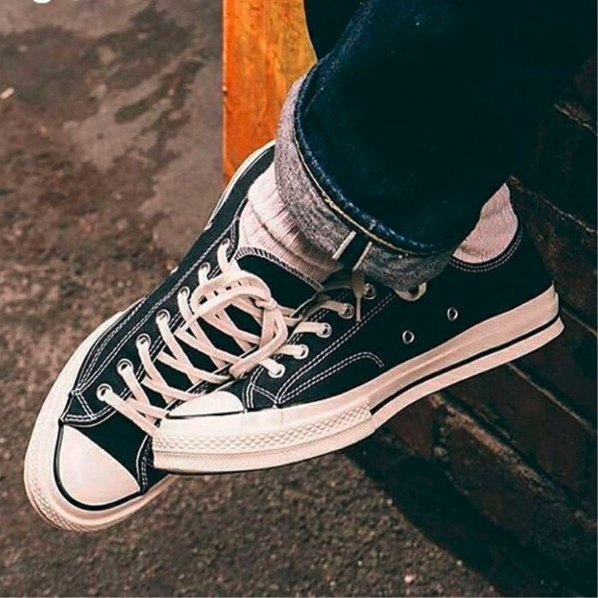 CONVERSE - Chuck 70 Zapatilla Urbana Hombre Negro Converse