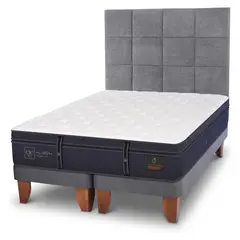 CIC - Cama Europea Grand Premium King + Respaldo Tamesis