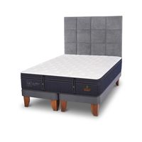 Cama Europea Grand Premium Super King + Respaldo Tamesis