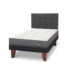 CIC - Cama Europea Anatomic 1.5 Plazas + Respaldo