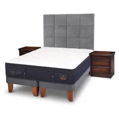 CIC - Cama Europea Super Premium King + Muebles Tamesis