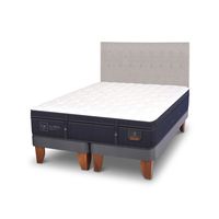 Cama Europea Super Premium King + Respaldo