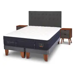 CIC - Cama Europea Super Premium King + Muebles Eufrates