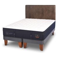 Cama Europea Super Premium King + Respaldo Baker