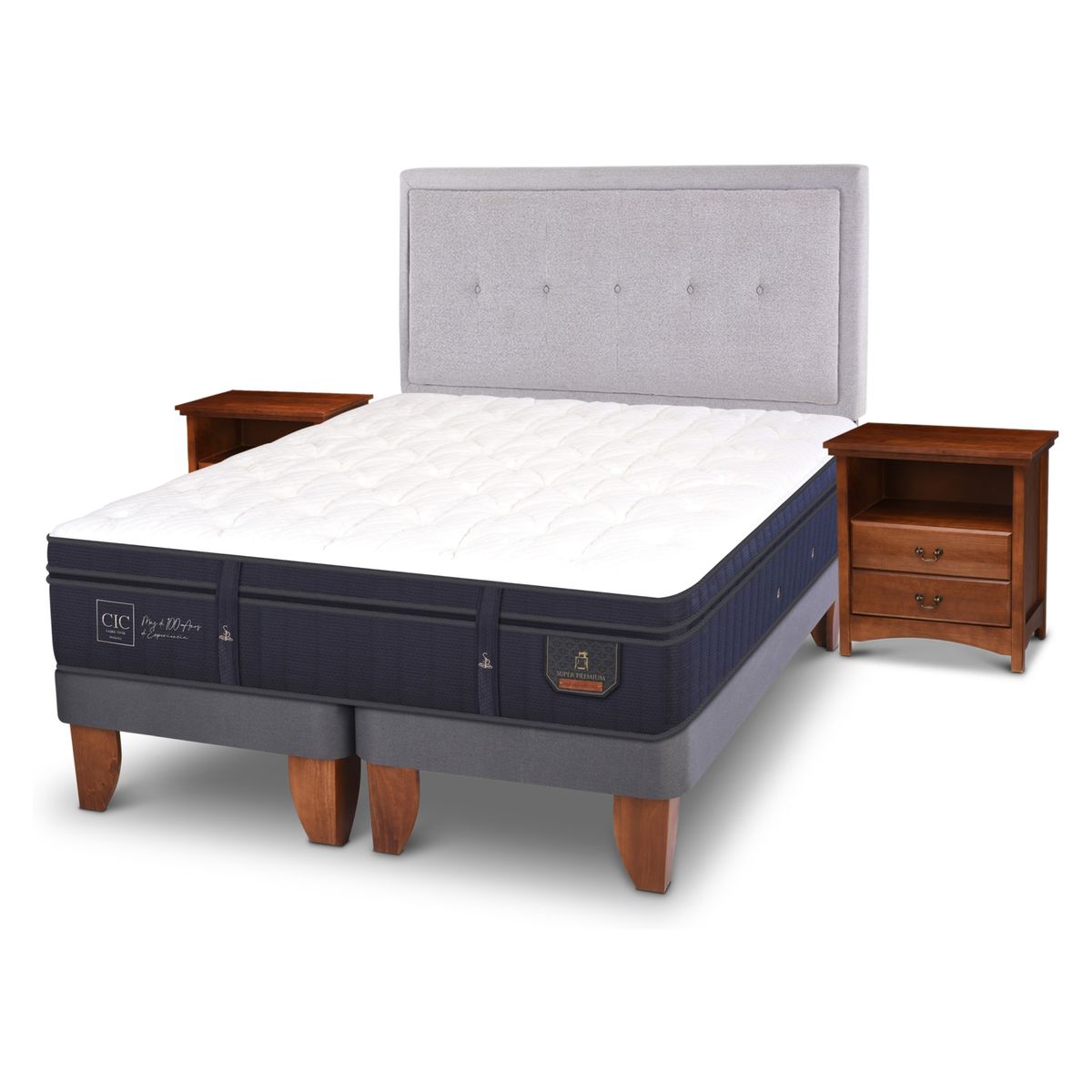CIC - Camas Europeas Super Premium King Base Dividida Cic