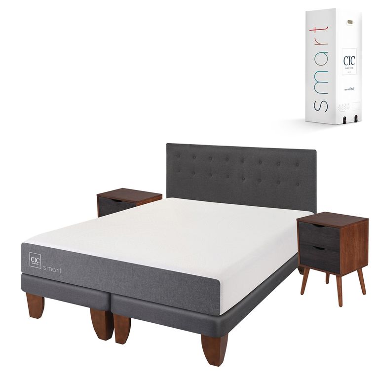 Camas Europeas Smart King + Muebles