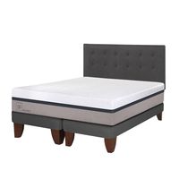Cama Europea Balance 2 Plazas + Respaldo