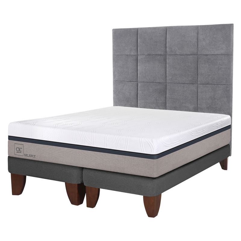 CIC - Cama Europea Balance Superking + Respaldo Tamesis Cic