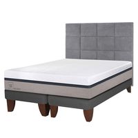 Cama Europea Balance King + Respaldo Tamesis