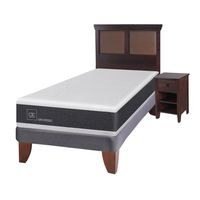 Cama Europea NewOrtopediced 1.5 Plaza Base Normal Incluye Muebles