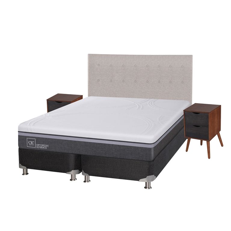 CIC Box Springs Ortopedic Advance King Base Dividida