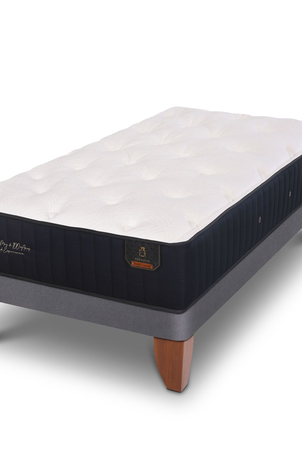 CIC - Cama Europea 1.5 Plaza Premium 105X200 Cm Base Dividida Cic
