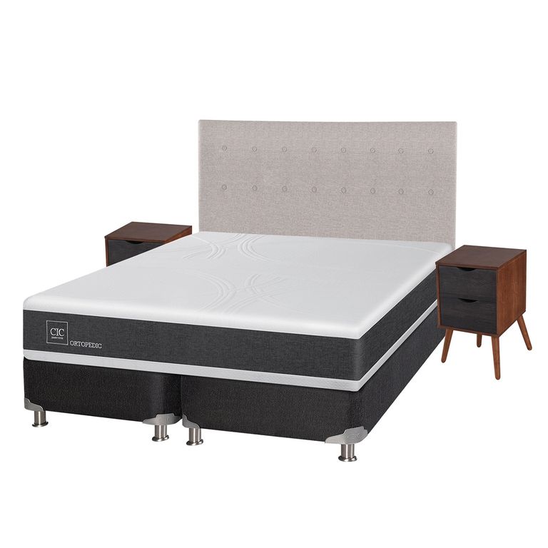 CIC Box Springs New Ortopedic King Base Dividida