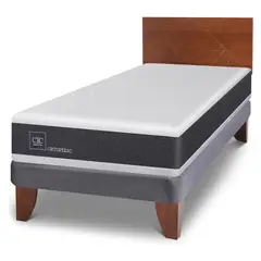 CIC - Cama Europea Newortoped 1.5 Plazas + Respaldo