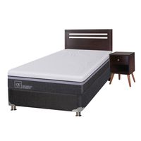 Box Spring Ortopedic Advance 1.5 Plazas Base Normal 105x200 cm + Muebles Munich