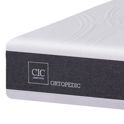 Imagen 2 del producto Box Spring New Ortopedic B5 1.5 Plaza + Muebles New Torino Caramelo