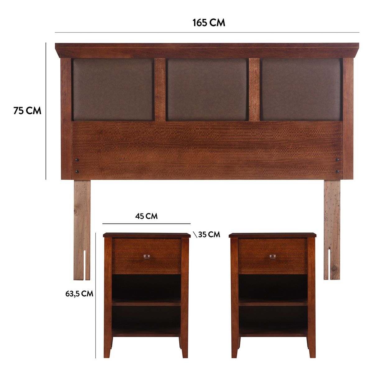 CIC - Juego De Palos New Torino Caramel 2 Plazas Cic