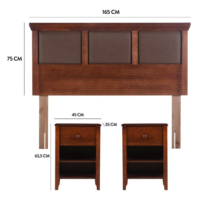 CIC - Juego De Palos New Torino Caramel 2 Plazas Cic