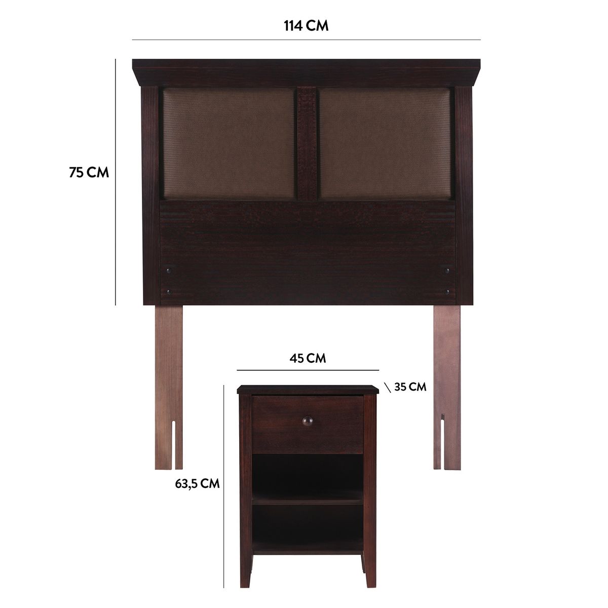 CIC - Juego De Palos New Torino Chocolate Single Cic