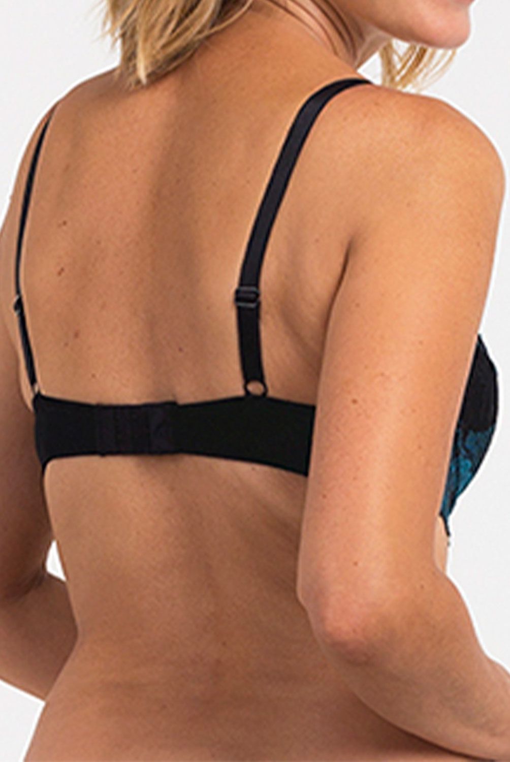 FLORES - Sostén Balconet Doble Push Up Mujer Flores