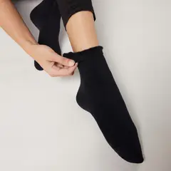 CALZEDONIA - Calcetines Cortos Térmico de Algodón Mujer