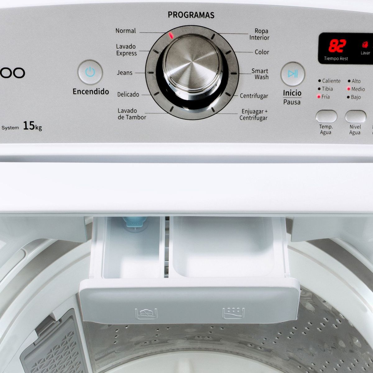 DAEWOO - Lavadora Automática 15 kg DWF-RP150WW