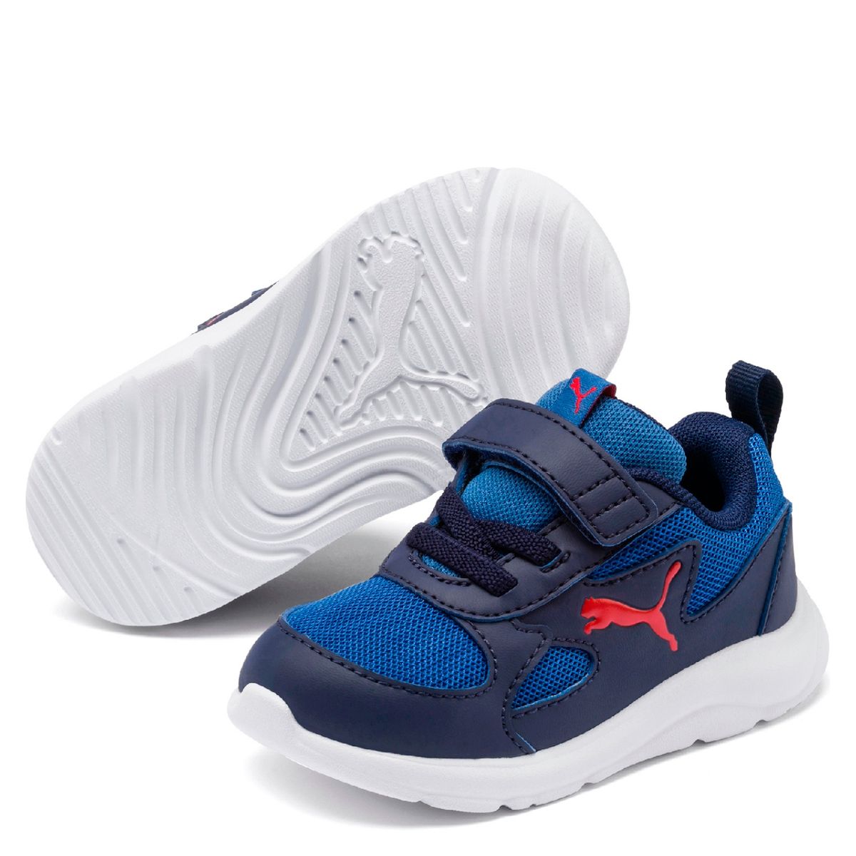 PUMA - Zapatilla Urbana Niño Azul Puma