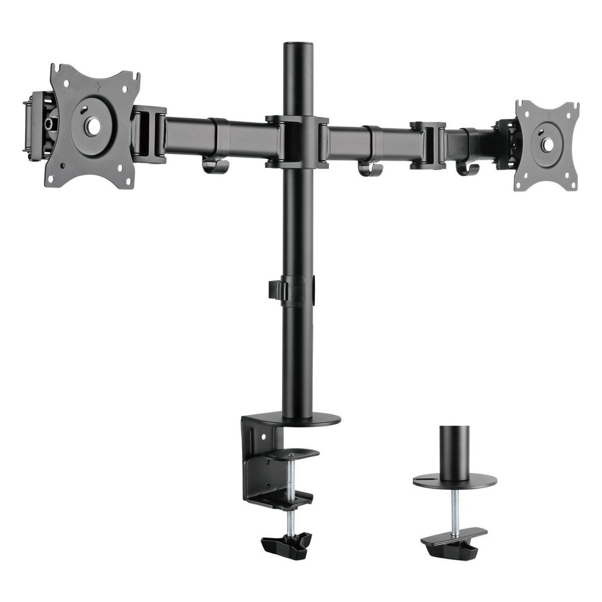 BRASFORMA - Soporte Para 2 Monitores -  Articulado - 13 a 27