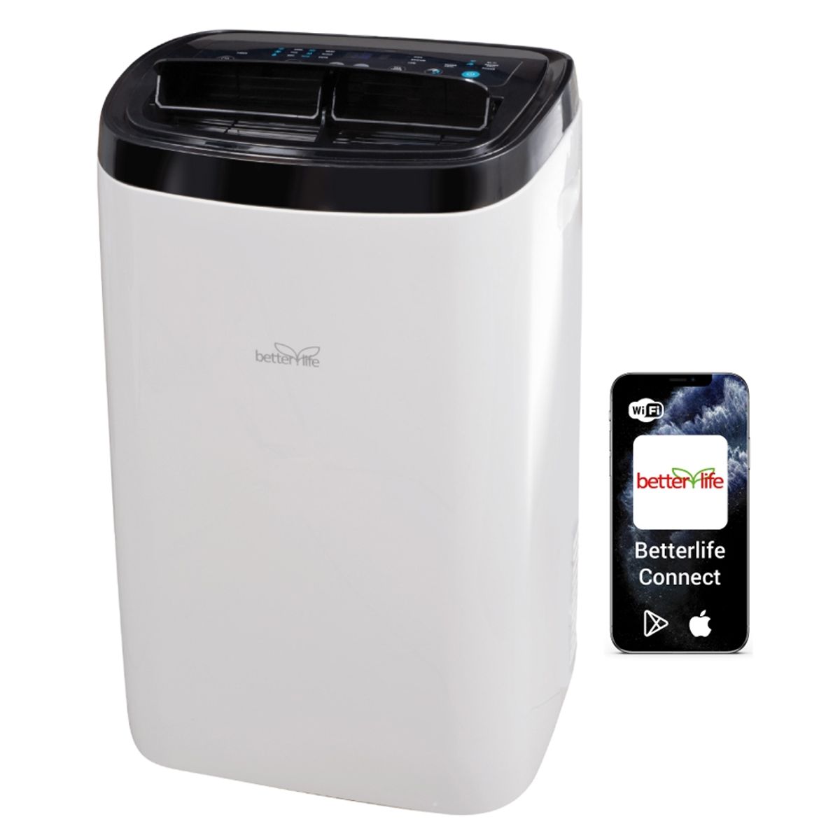 BETTERLIFE - Aire Acondicionado Portátil 12K Btu Wifi Chp-12A