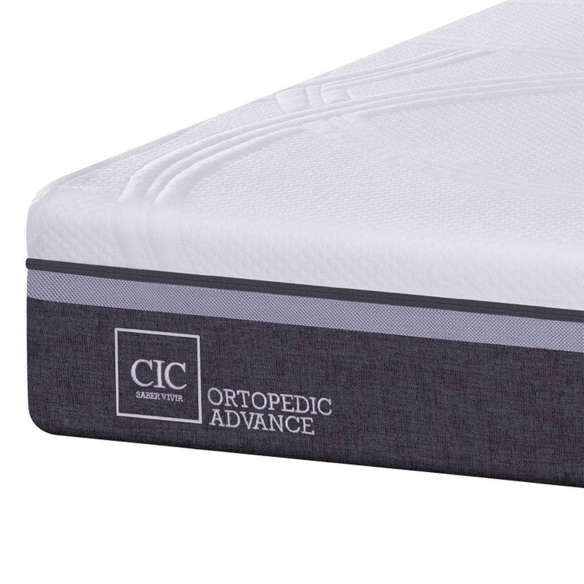 CIC - Cama Europea Ortopedic Advance 2 Plazas Base Dividida 150X200 Cm + Respaldo Baker Cic