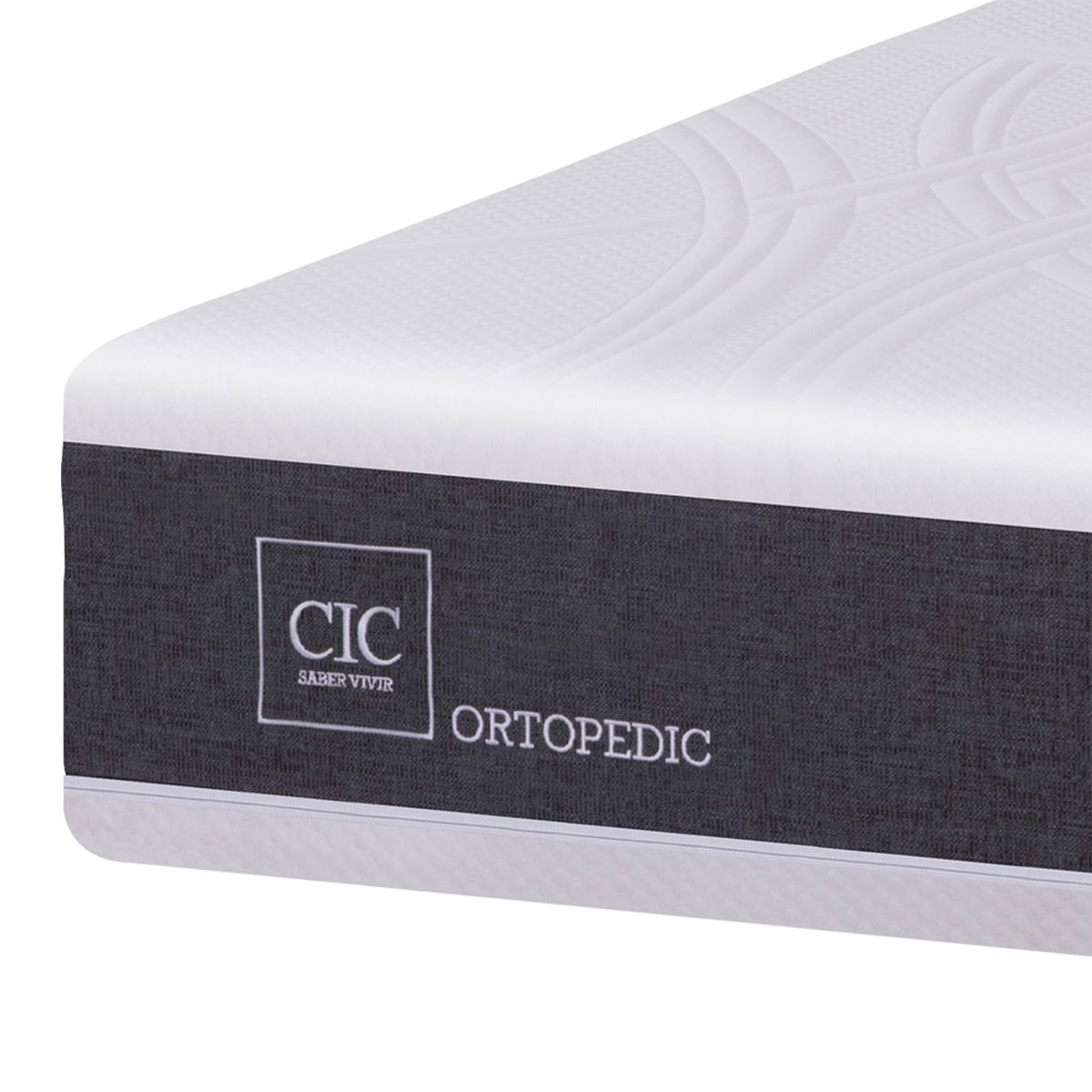 CIC - Box Spring NewOrtopediced18 2 Plazas Base Dividida+Muebles Cic