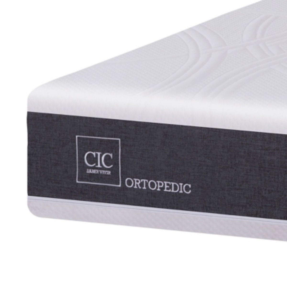 CIC - Box Spring New Ortopedic B5 2 Plazas Base Dividida + Muebles Baker Cic