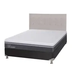 CIC - Box Spring Ortopedic Advance 2 Plazas Base Normal 150x200 cm + Respaldo Tigris